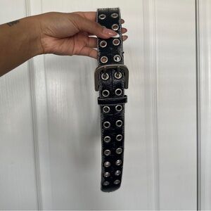 Black Grommet Belt